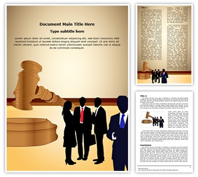 Business Law Editable Word Template