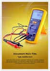 Electrical Testing Tool Editable Template