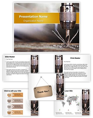 Drill Machine Editable PowerPoint Template