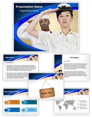 Navy Editable PowerPoint Template