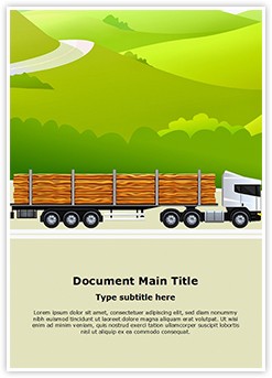 Commercial Logging Truck