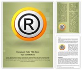 Copyright Registered Trademark Editable PowerPoint Template
