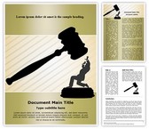 Crime Punishment Editable PowerPoint Template