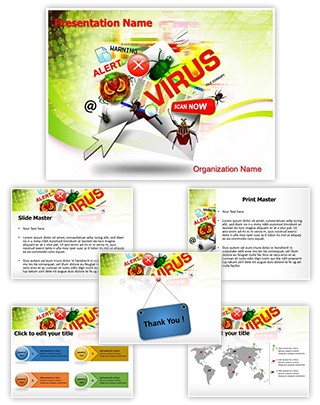 Email Virus Editable PowerPoint Template
