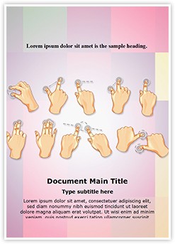 Hand Multitouch Gestures