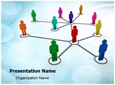 People Network Editable PowerPoint Template