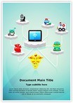 Healthcare Medicine Cloud Computing Editable Template