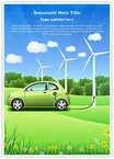 Hybrid Car Editable Template