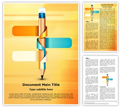 Infographics Editable Word Template