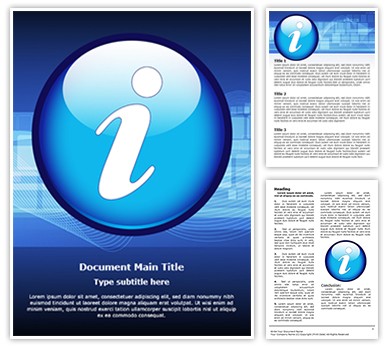 Information And Assistance Editable Word Template