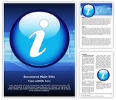 Information And Assistance Editable PowerPoint Template