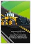 JCB Truck Editable Template