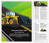 JCB Truck Editable PowerPoint Template