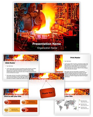 Blast Furnace Editable PowerPoint Template