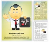 Medical Doctor Presenting Editable PowerPoint Template