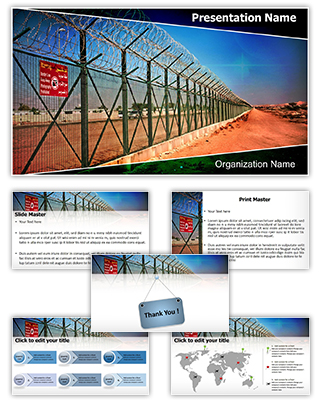 Border Security Editable PowerPoint Template