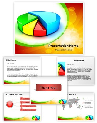 Pie Chart Editable PowerPoint Template