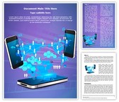 Mobile Network Technology Editable PowerPoint Template