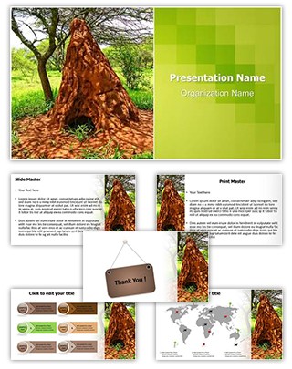 Ant Colony Editable PowerPoint Template