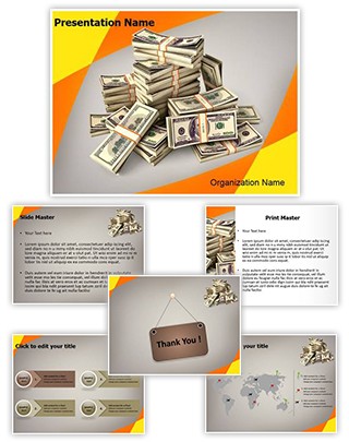 Cash Money Editable PowerPoint Template
