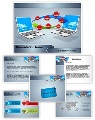 Sharing Virus Editable PowerPoint Template