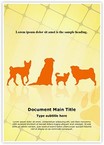 Pet Dog Breeds Editable Template