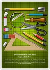 School Supplies Editable Template