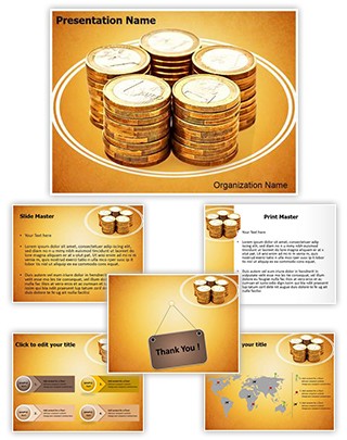 European Economy Euro Editable PowerPoint Template