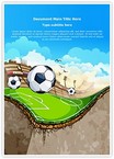 Sports Soccer Field Editable Template