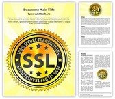 SSL Encryption Safety Editable PowerPoint Template