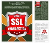 SSL Secure Transaction Editable PowerPoint Template