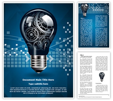 Technology Innovation Editable Word Template