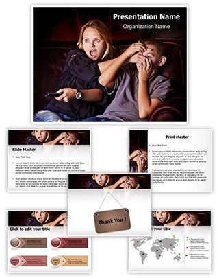 Anti Pornography Editable PowerPoint Template