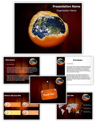 Depletion of Ozone Layer Editable PowerPoint Template