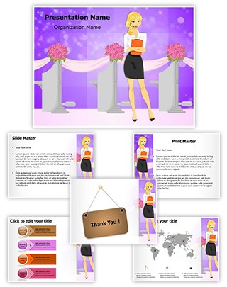 Event Wedding Planner Editable PowerPoint Template