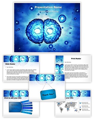 Mitosis Editable PowerPoint Template