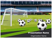 Goal Keeper Soccer Sports Editable PowerPoint Template