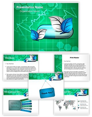 Medical Herbal Capsule Editable PowerPoint Template