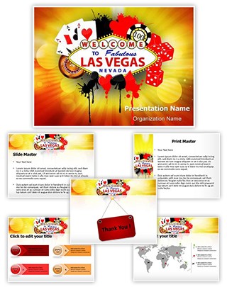 Las Vegas Casino Editable PowerPoint Template
