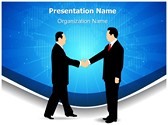 Business Deal Handshake Editable PowerPoint Template