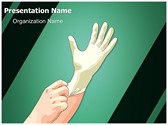 Medical Latex Gloves Editable PowerPoint Template