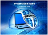 Security Shield Editable PowerPoint Template