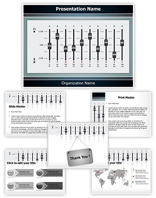 Music Equalizer Mixing Console