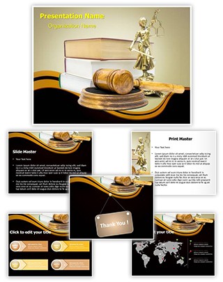 Legal Knowledge Editable PowerPoint Template