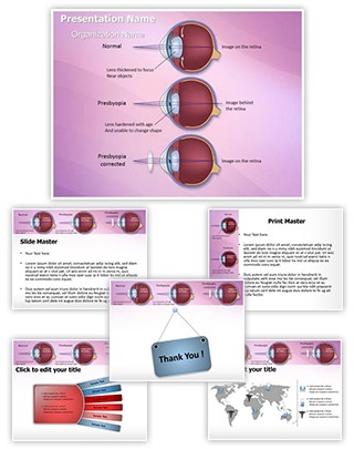 Optometrist Presbyopia Editable PowerPoint Template