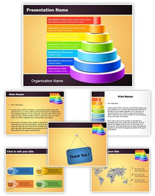 Organizational Hierarchy Editable PowerPoint Template