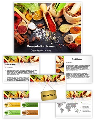 Powder Spices Editable PowerPoint Template