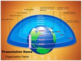 Earth Atmosphere Layers Editable PowerPoint Template