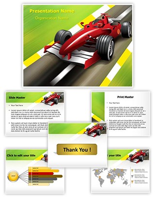 Formula 1 Grand Prix Editable PowerPoint Template