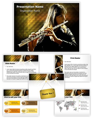 Flutist Editable PowerPoint Template